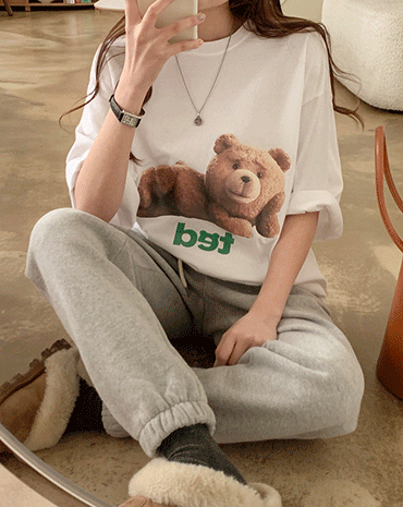 [문의폭주]테드 박시 반팔 티셔츠 (2color)